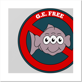 G.E. Free Three eyed fish Posters and Art